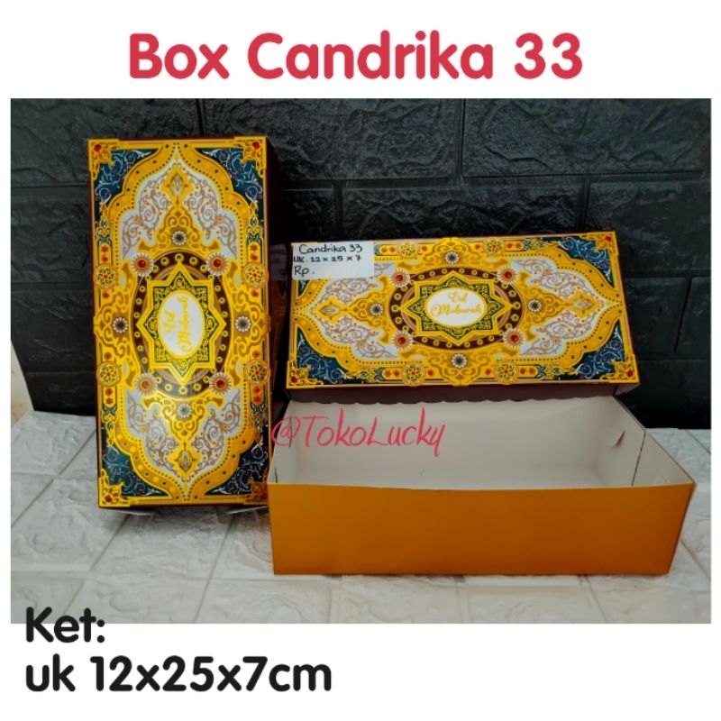 

Box Lebaran Candrika 33 / Box Idul Fitri / Kotak Lebaran Kue