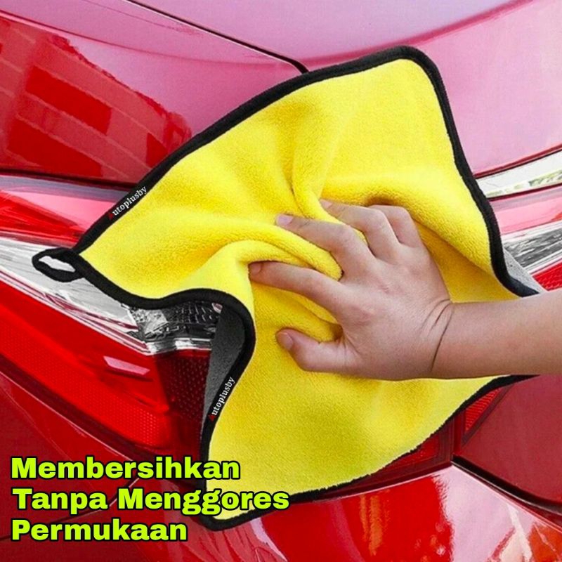 Kain Lap Microfiber Mobil dan Motor PREMIUM MICROFIBER Serbaguna Autoplusby