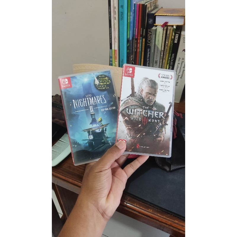 PAKETAN KASET NINTENDO SWITCH THE WITCHER 3 - LITTLE NIGHTMARES 2 + BONUS