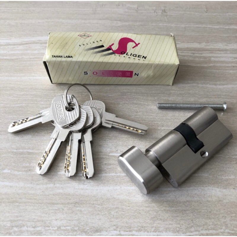 Silinder Kunci Knob 60 mm SOLIGEN / Silinder Kunci Toilet KNOB 60 mm SOLIGEN