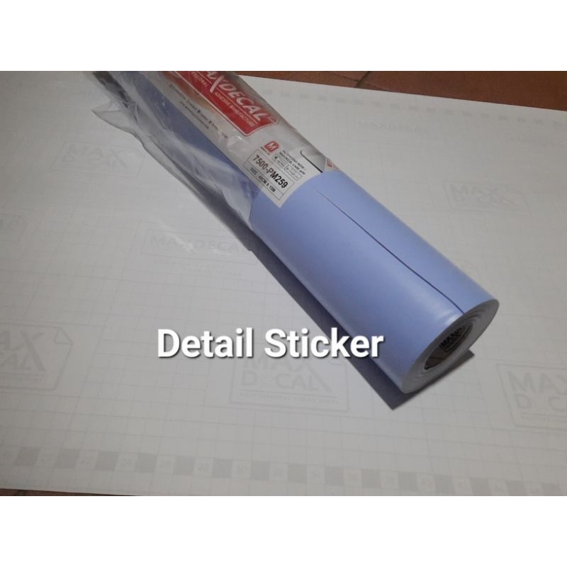 Sticker Maxdecal 7500 PM259 Pastel Matt Icy Blue Vinyl Permeter