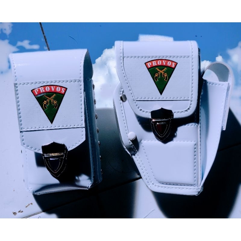 sarung pistol provost set putih