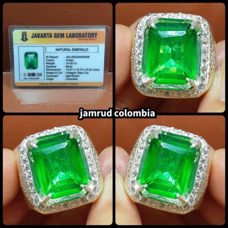 NATURAL BATU CINCIN JAMRUD COLOMBIA ( hawai super )