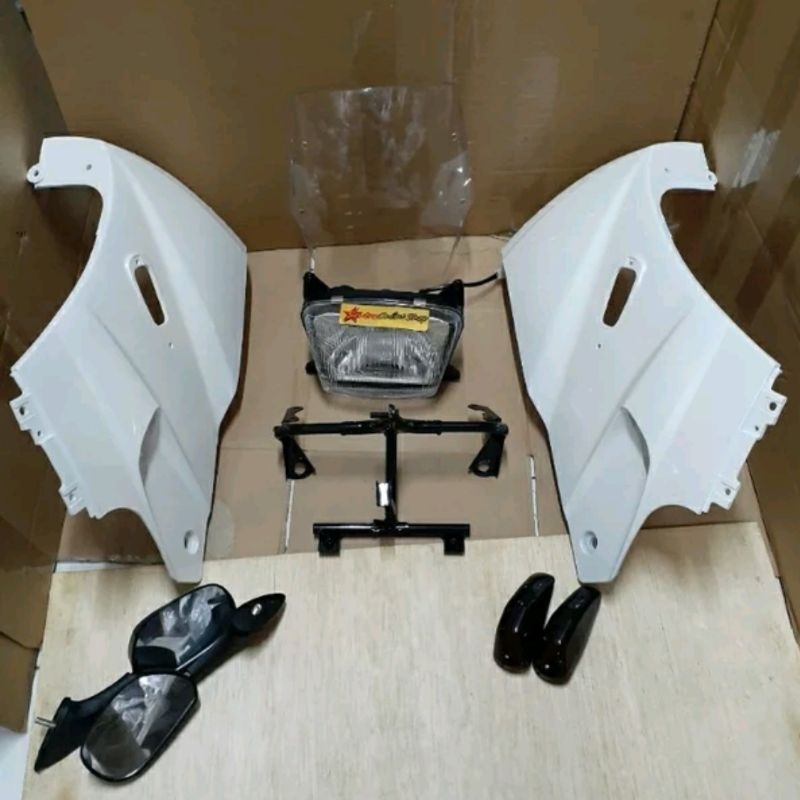 fairing fering set sayap ninja ssr putih