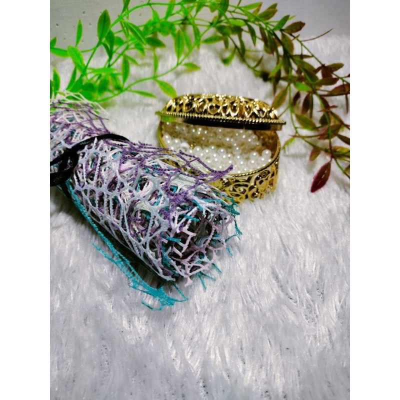 

[Ghania.Fairytale] 5 pcs Kertas jala / jaring untuk journal dan mini bouquet mix warna