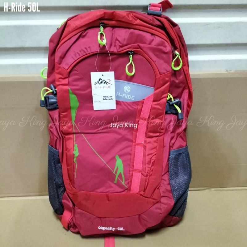 Ransel Jumbo Semi Carrier HRide 50L Tas Kemping Gunung Pria