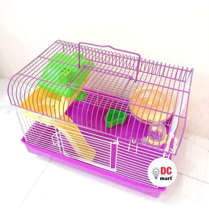 Kandang Hamster TIPE PERSEGI PANJANG/ 232 / Vila Rumah Hewan Hamster