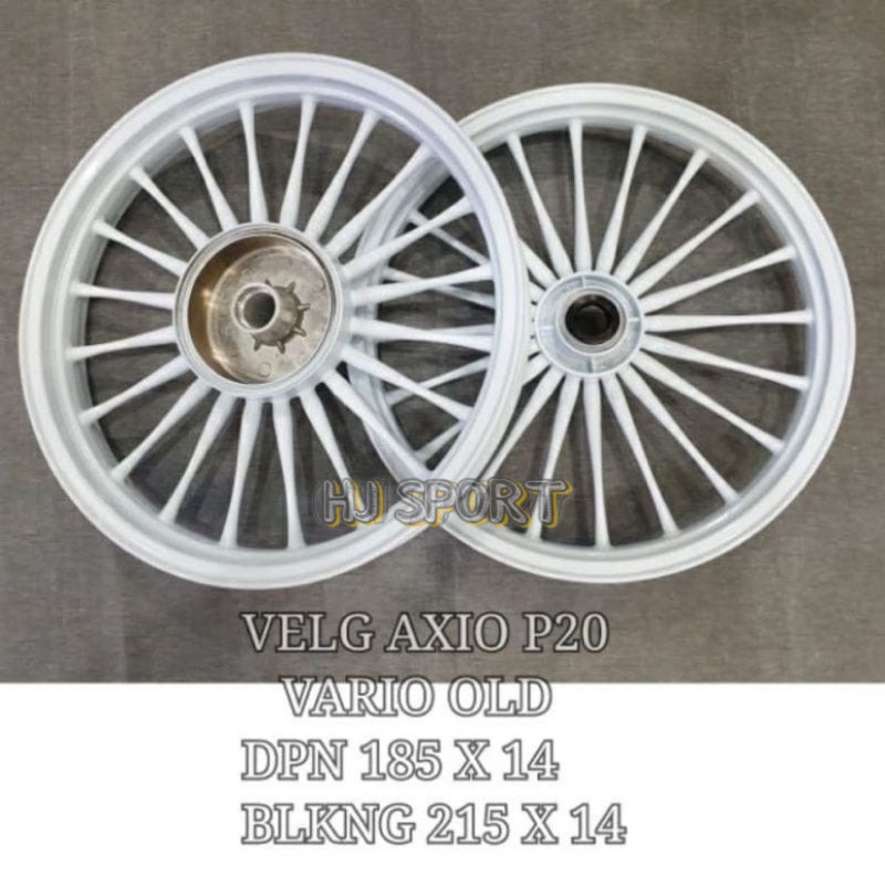 Velg Axio Palang 20 Vario 125 old, Vario 125 new, Vario 150 Old, Vario 150 New, Xeon, beat, Mio / Ve