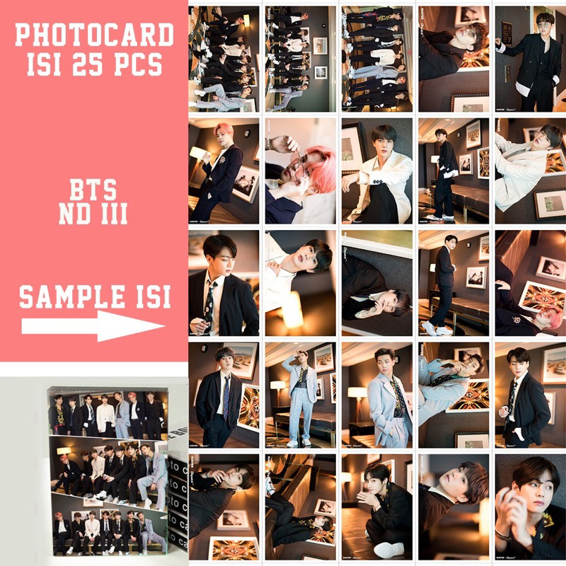 Photocard BTS winter package dll 1 set