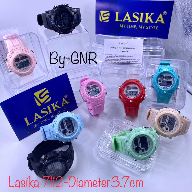 JAM TANGAN ANAK TK/SD/SMP DIGITAL WARNA LASIKA WATER