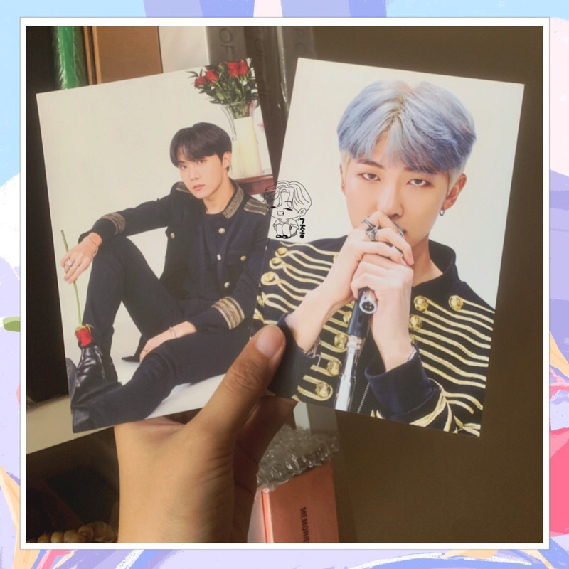 POSTCARD BTS RM NAMJOON HOBI JHOPE SYS SPEAK YOURSELF TOUR FINAL