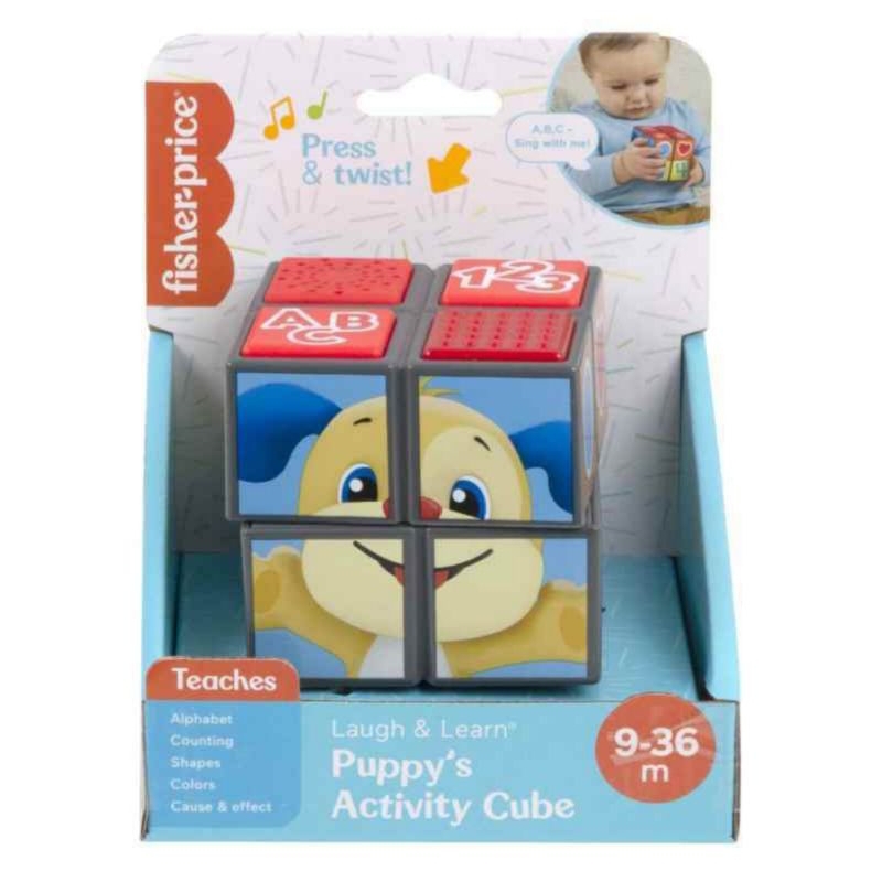 Fisher Price Laugh & Learn Puppy's Activity Cube Baby Learning Toys