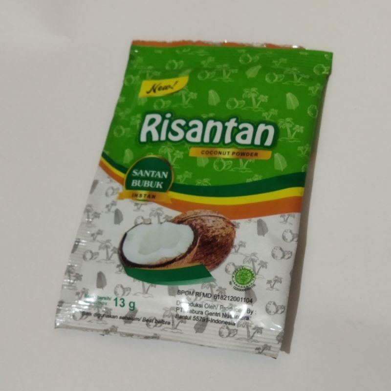

Risantan 13gr | Santan Kelapa Bubuk Instan Siap Pakai