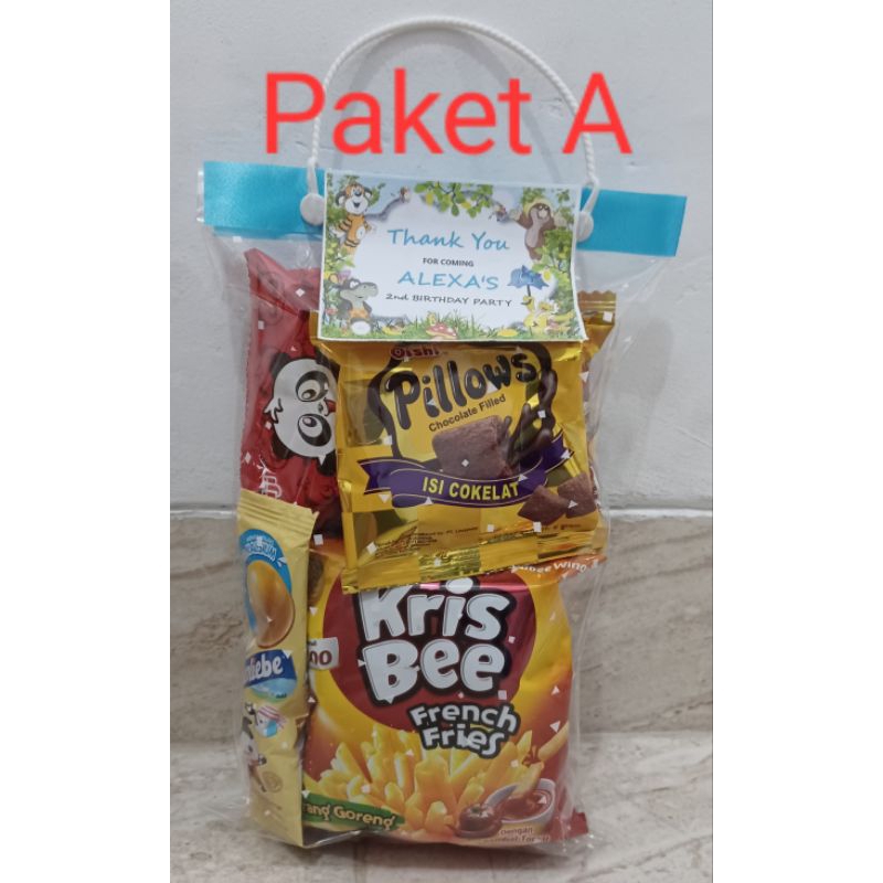 

Paket Snack Ulang Tahun Anak Free Kartu Ucapan