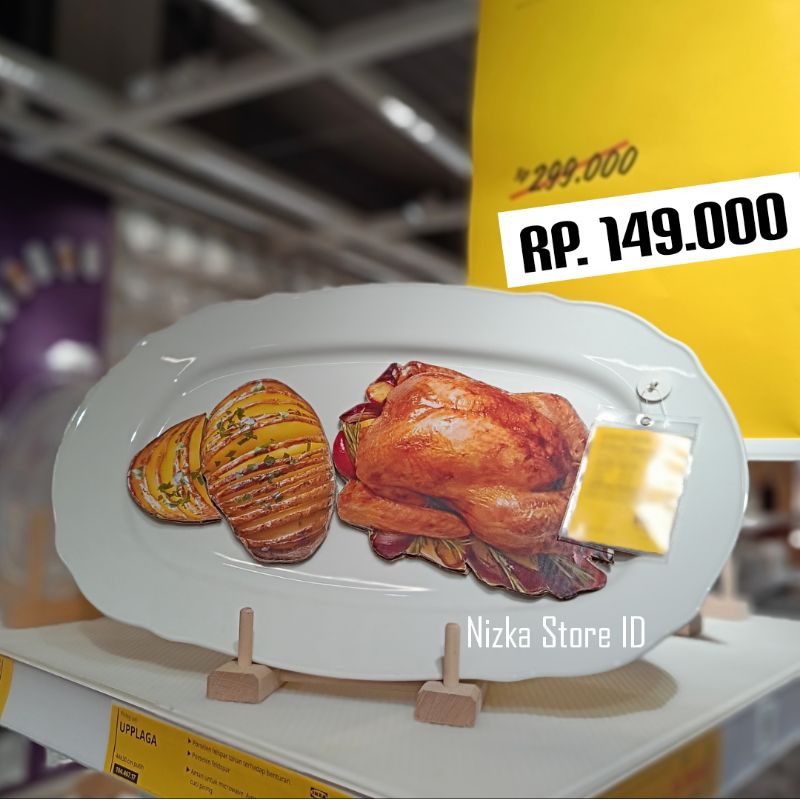 Piring Saji IKEA Jumbo Putih