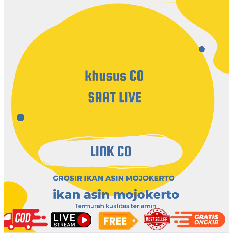 

IKAN ASIN LIVE 10ribu