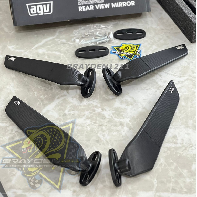 Spion winglet agv bahan full cnc kualitas mantab