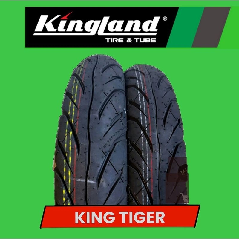 BAN TUBLES MATIC KINGLAND KING TIGER 80/90.14 BAN BARU 100% ORIGINAL FREE PENTIL