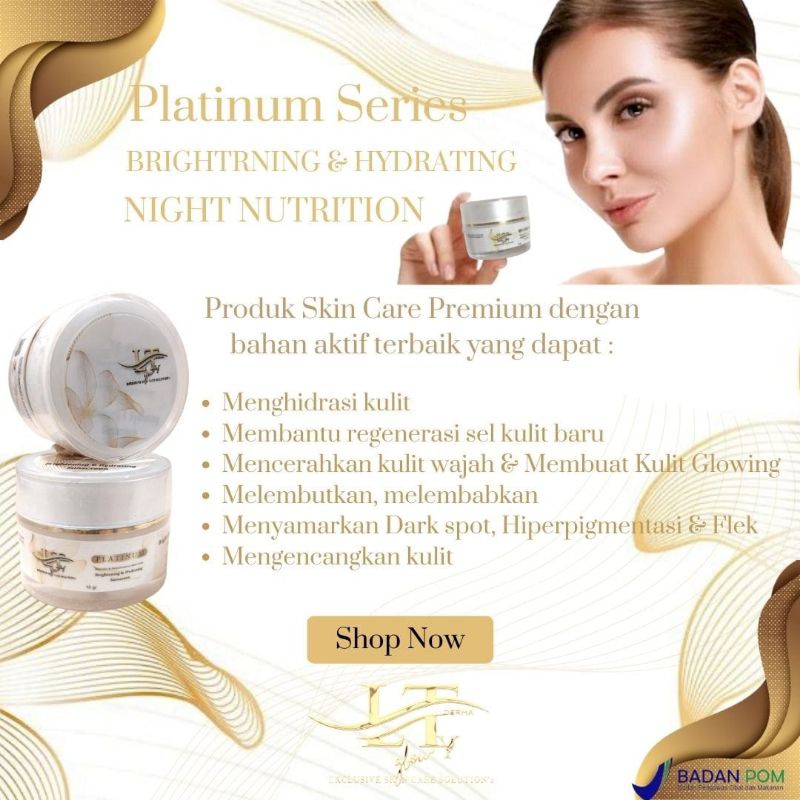 LTy Derma (ELTIway) Brightening Night Nutrition / Cream Malam Pencerah Wajah