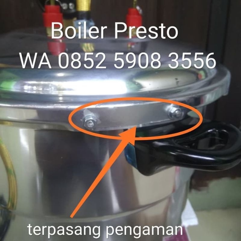 setrika uap presto12liter dengan steamtrap