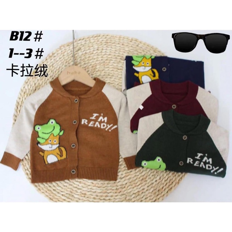 Jacket anak bayi import hoddie sweater RAJUT PREMIUM