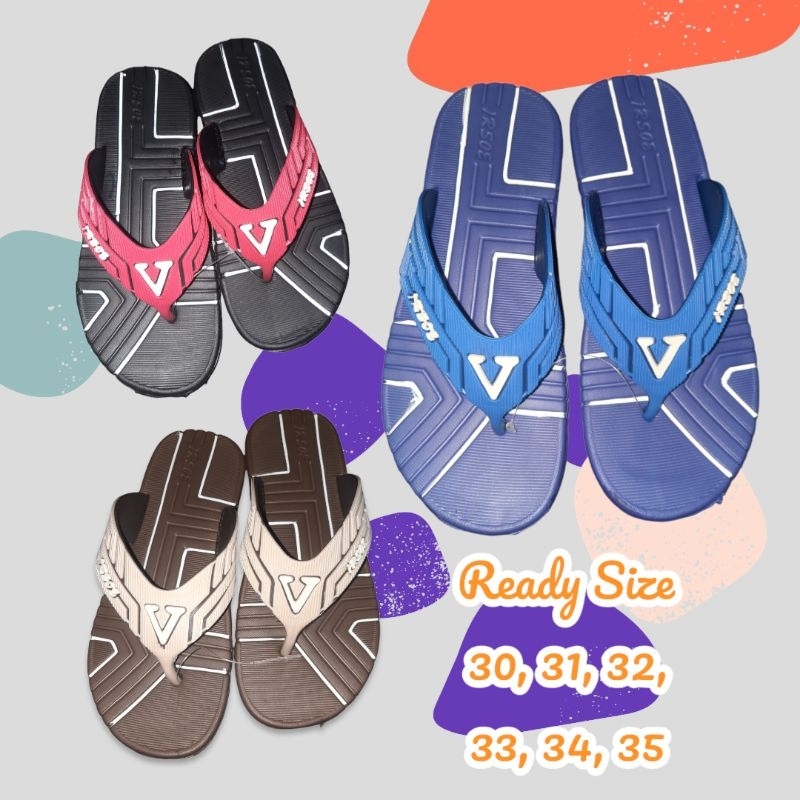Sandal jepit anak laki laki karet ringan