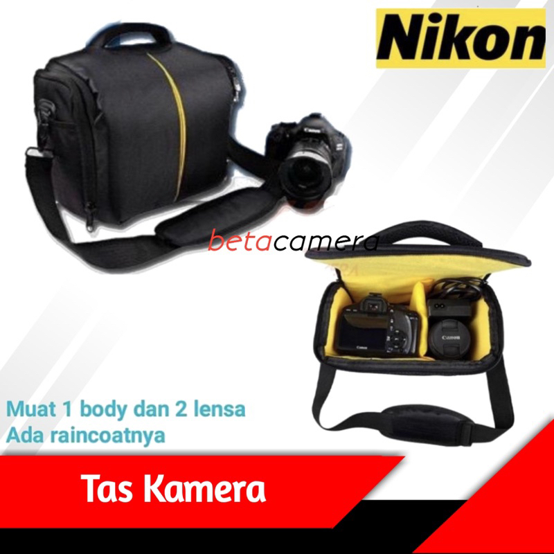 Tas Kamera Nikon D3000 D3100 D3200 D3300 D3400 D3500 D5100 D5200 D5300 D5500 D5600 D5 D7000 D7200 D7