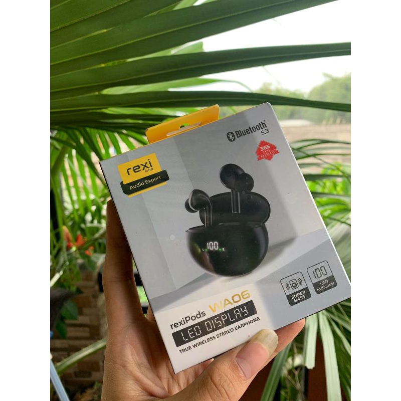 Rexipods Headset Bluetooth Rexi Wa06 LED Display