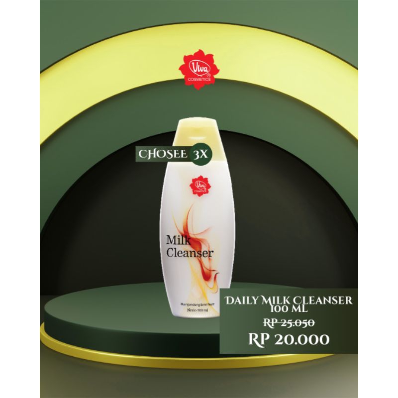 Paket 3 Viva Milk Cleanser 100ml