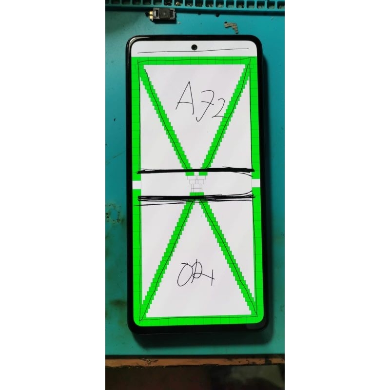 LCD Samsung a72 original copotan