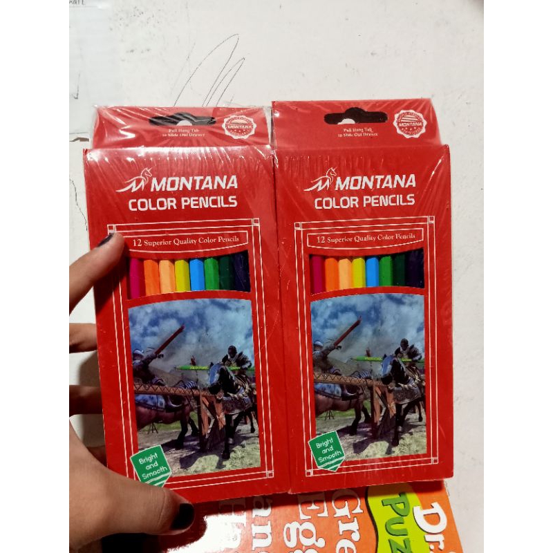 

promo pensil warna Montana panjang isi 12