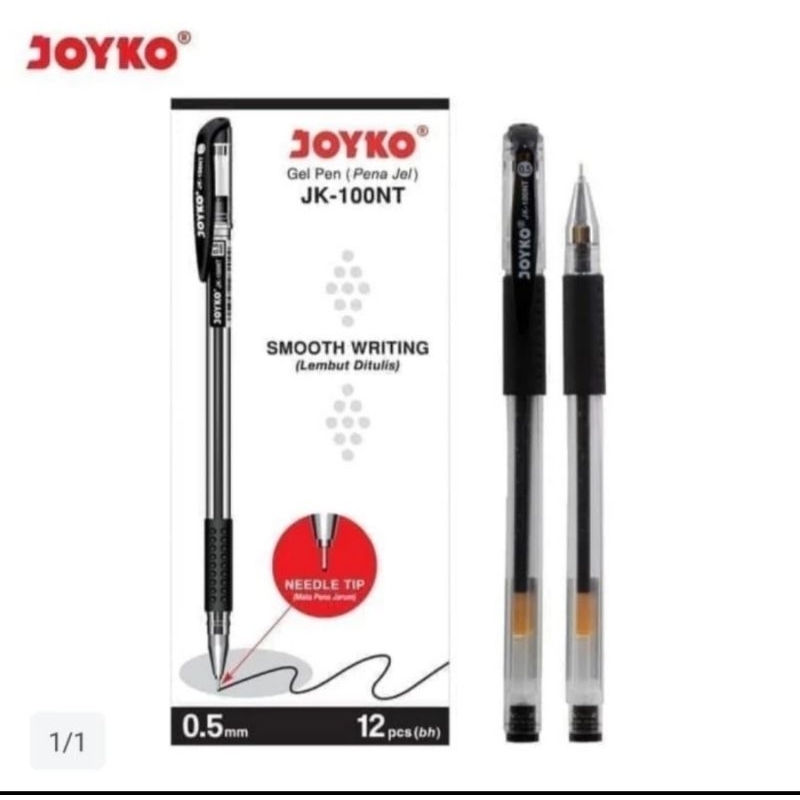 

Joyco Gel pen JK 100 NT 0.5 mm ujung pena lancip