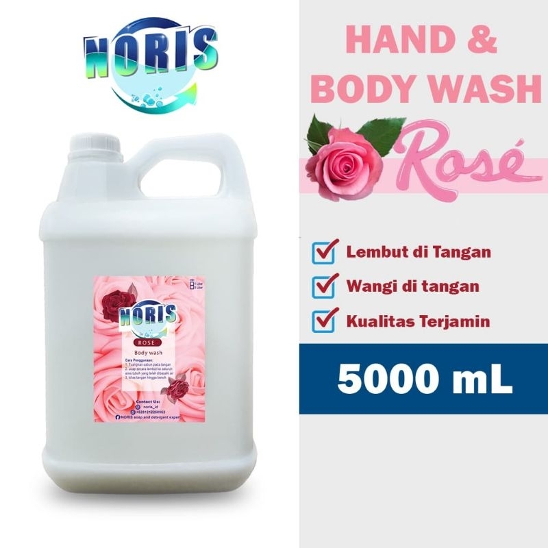 Noris - Sabun Mandi - Rose 5 Liter
