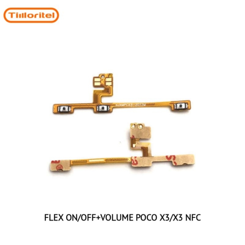 FLEX ON/OFF+VOLUME POCO X3/X3NFC