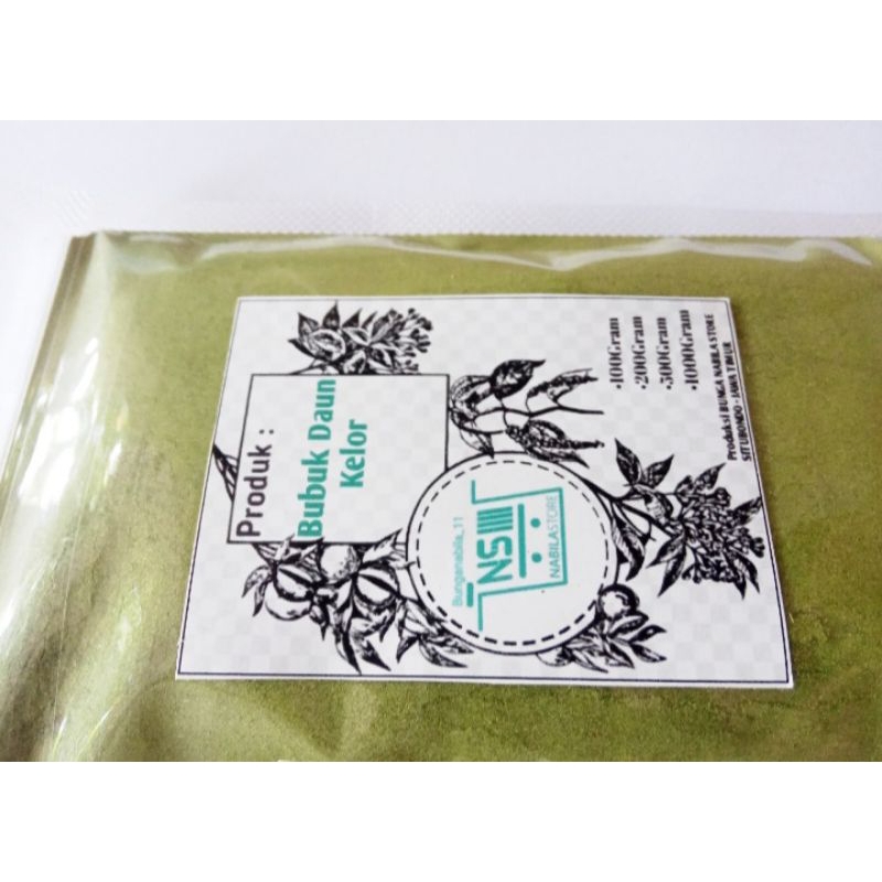 

Bubuk Daun Kelor Murni 100gr