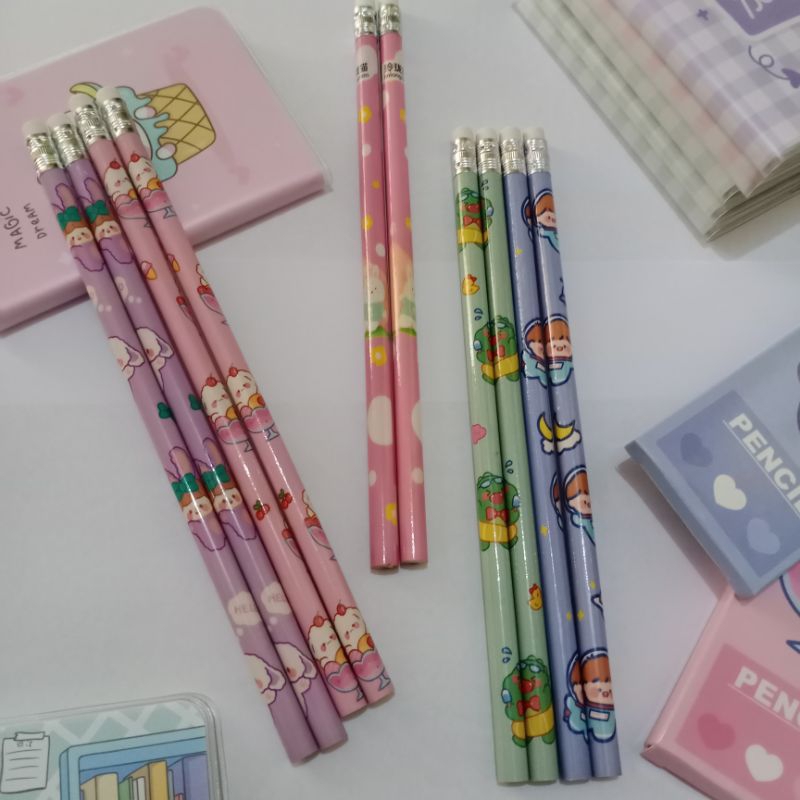 

PENSIL MOTIF LUCU KARAKTER/ PENSIL UNIK HB MOTIF ALAT TULIS SEKOLAH KANTOR ||andjanis