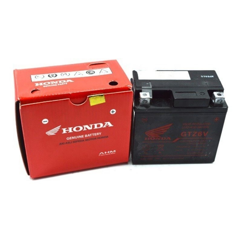 Battery aki motor honda GTZ6V 31500KZR602 vario125/150, ADV PCX 150 160 beAT scoopy esp (IDLING stop