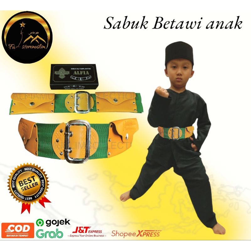 Sabuk haji anak anak sabuk betawi / Sabuk  / Belt Haji / Sabuk Betawi / Sabuk Silat / Sabuk Haji