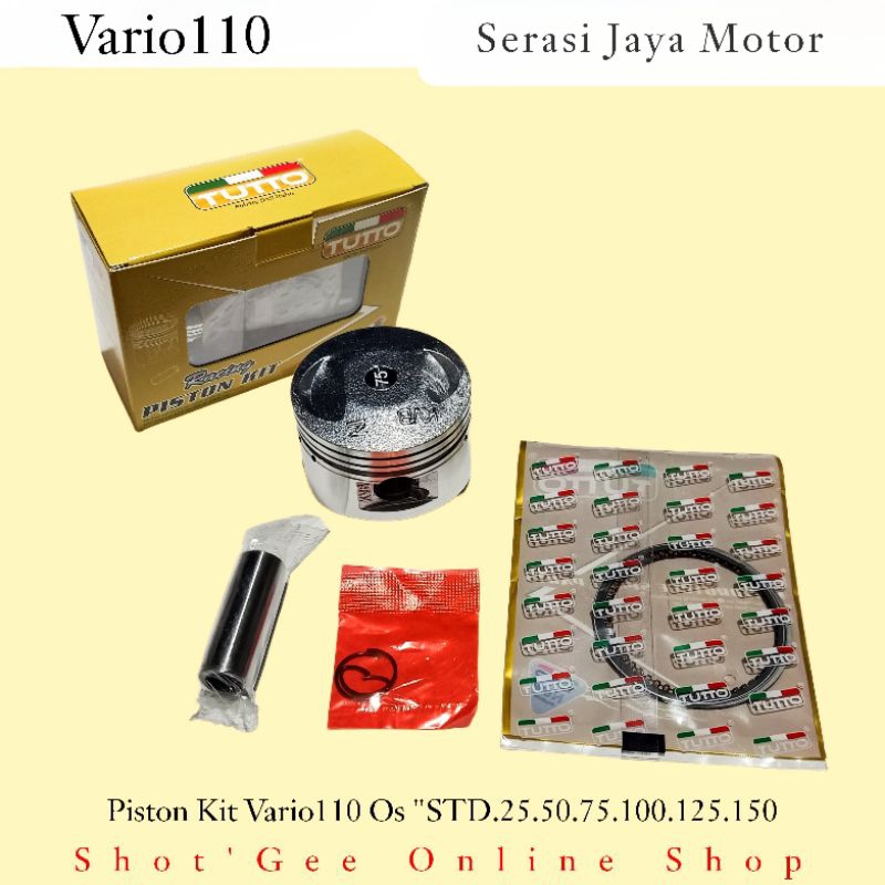 PISTON KIT SEHER VARIO / VARIO110 LAMA