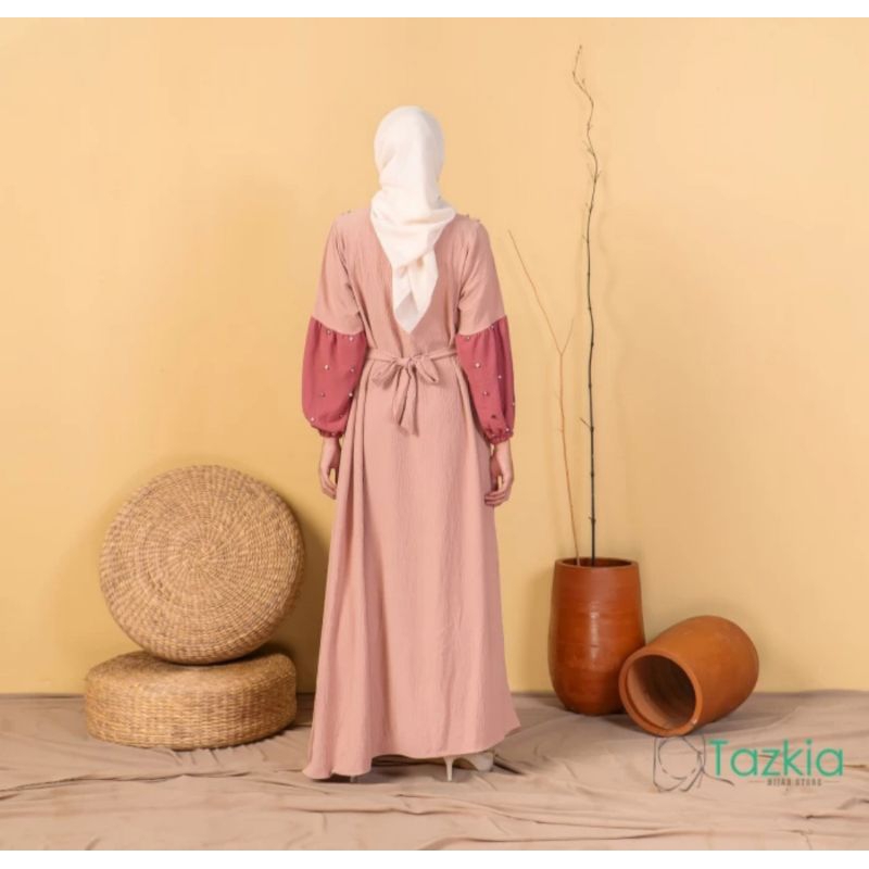 Dress muslimah gamis wanita Alwa by Tazkia