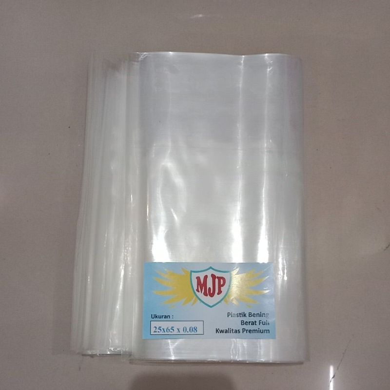 Plastik PP Bening MJP 25x40 25x35 25x55 25x65 tebal 08