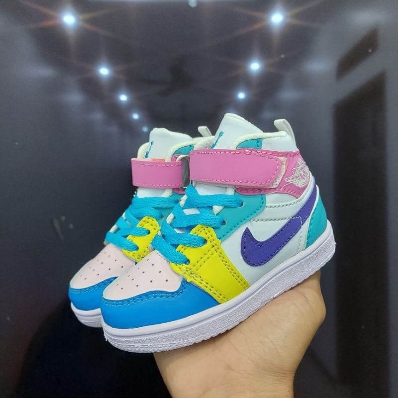 Sepatu Jordan Anak Perempuan Sepatu Sneakers Anak Air Jordan Sepatu Anak Usia 1-10 Tahun