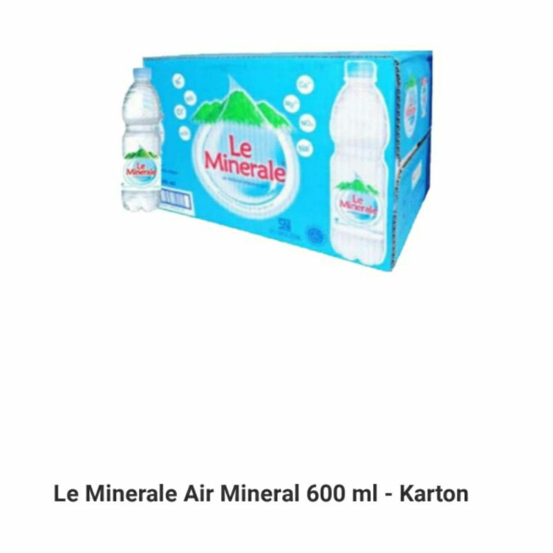 

Le Minerale 600ml - Karton