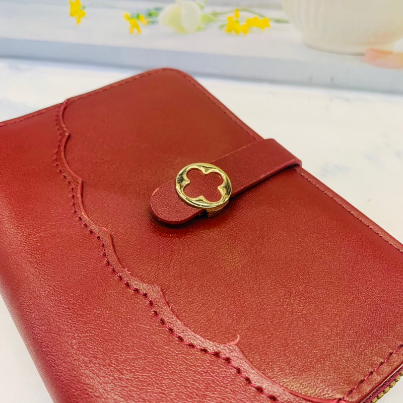 DOMPET WANITA LIPAT KANCING UKURAN SEDANG