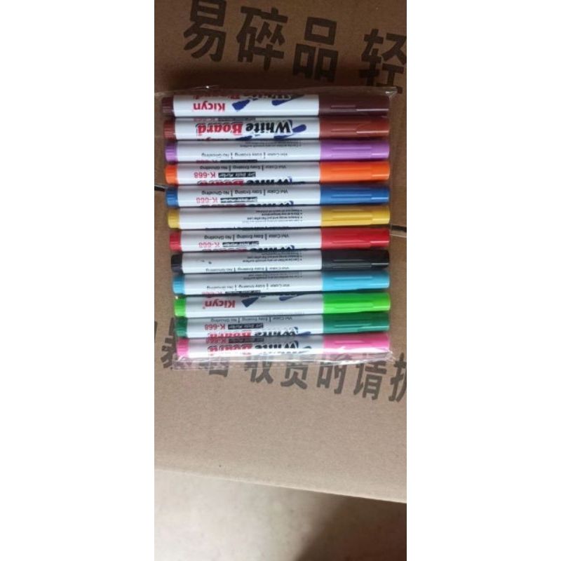 

Spidol ajaib Spidol papan tulis apung isi 12pcs untuk anak-anak