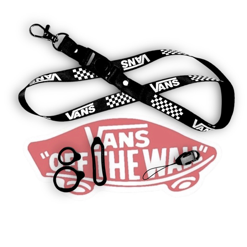 VANS LANYARD BLACK ART // GANTUNGAN HANDPHONE