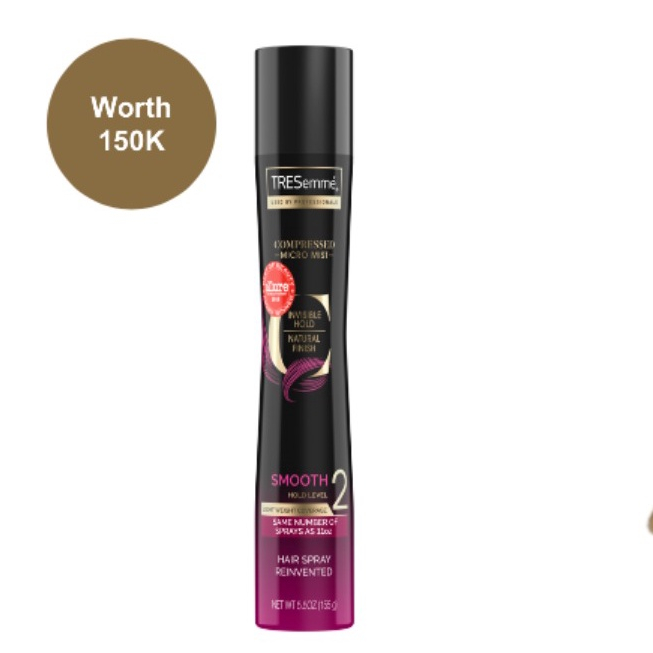 FREE TRESEMME HAIR SPRAY [KHUSUS LIVE]