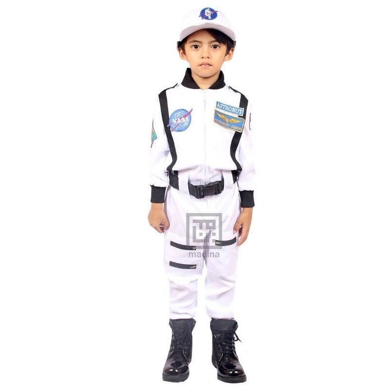 kostum astronot anak dan dewasa/baju astronot NASA/kostum profesi anak/kostum karnaval/kostum astronot bayi