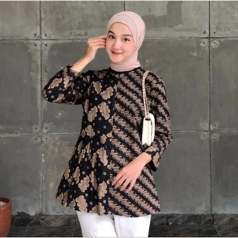 New arrival | Atasan blus batik wanita lengan panjang