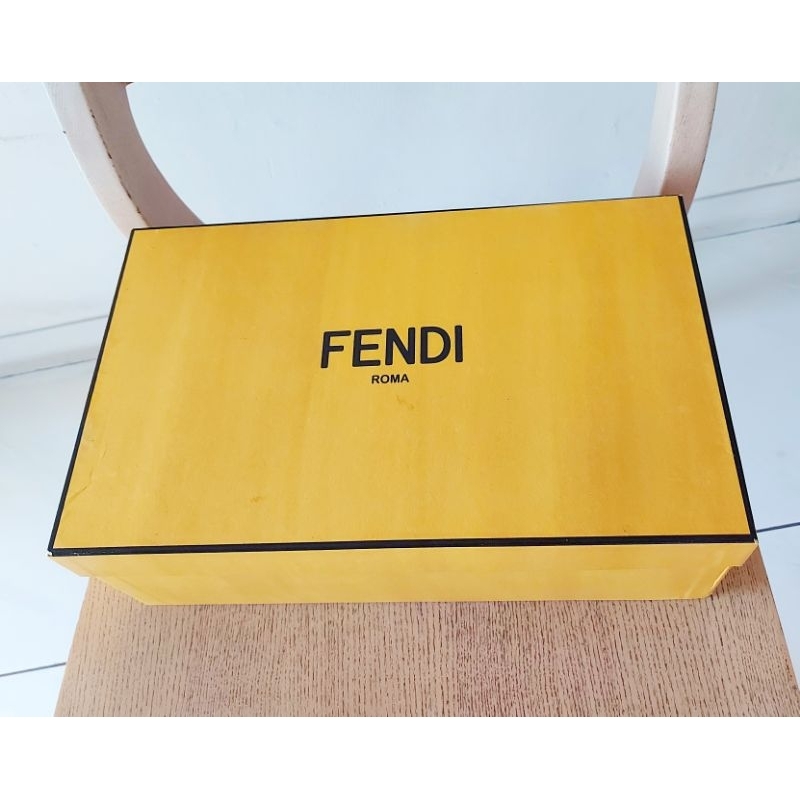 Fendi Box Original Kotak Authentic Bag Shoes